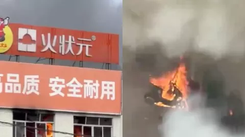 广东火状元燃气灶厂火灾